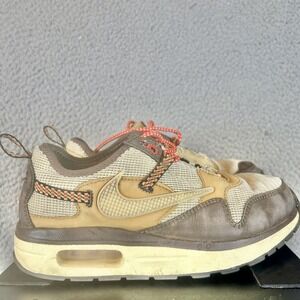 NIKE AIR MAX 1 X TRAVIS SCOTT CACTUS JACK BAROQUE BROWN Size 2.5Y
